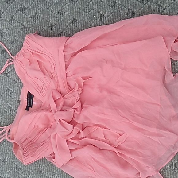 ⚜️ GOLD EMBROIDERED ROBINS EGG BLUE Feminine SHELL LUXURIOUS LOOK - Picture 8 of 16